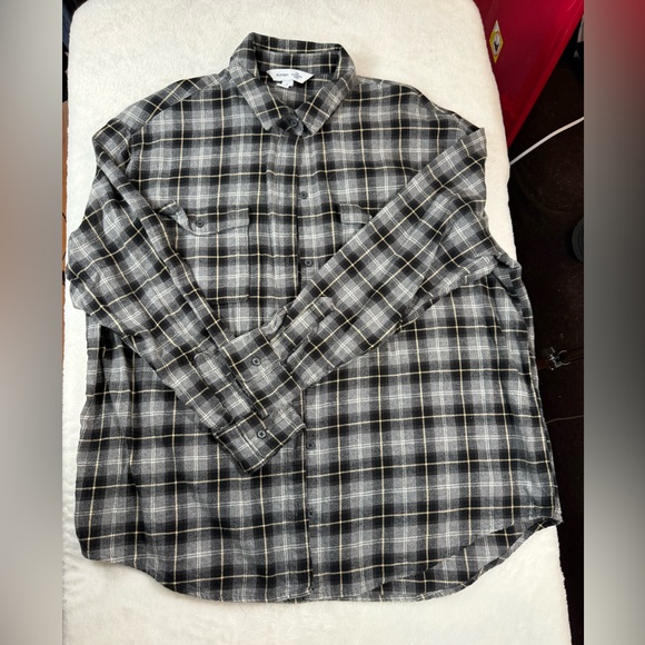 Old Navy Tops - Old Navy Men's Black and White Plaid Shirt